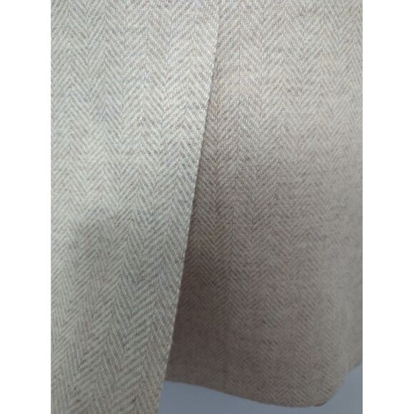 Adams Row Mens Tweed Wool Herringbone Blazer Light Brown USA Made Size 40L - Picture 6 of 12